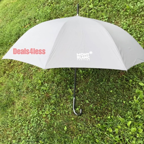 Montblanc Umbrella OVERSIZED Grey, New - Picture 3 of 3